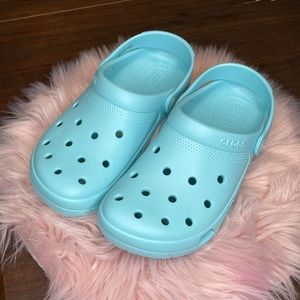 Light blue crocs Never Worn!!!